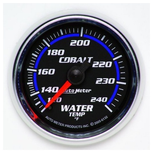 Auto Meter Cobalt Series Water Temperature Gauge AU6132