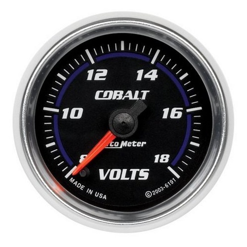 Auto Meter Cobalt Series Voltmeter Gauge AU6191