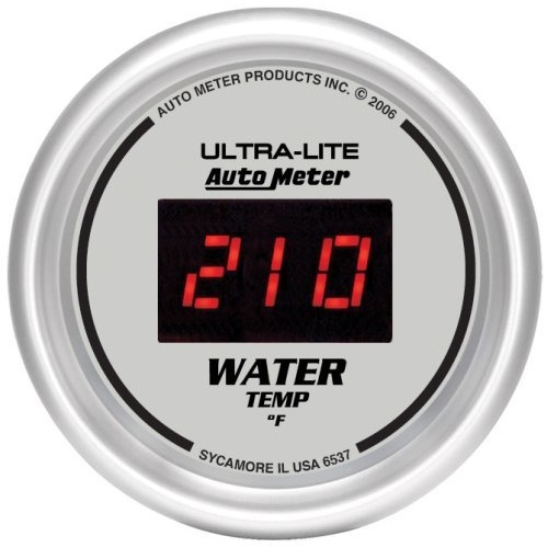 Auto Meter Ultra-Lite Digital Series Water Temperature Gauge AU6537