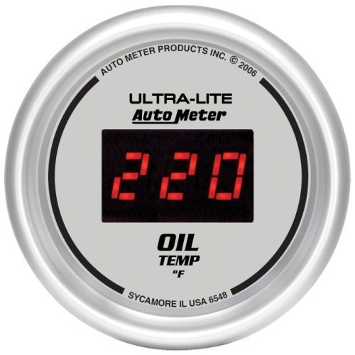 Auto Meter Ultra-Lite Digital Series Oil Temperature Gauge AU6548