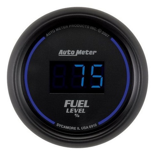Auto Meter Cobalt Digital Series Fuel Level Gauge AU6910