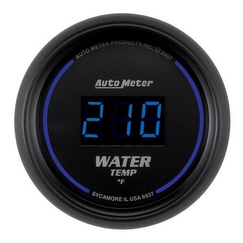 Auto Meter Cobalt Digital Series Water Temperature Gauge AU6937