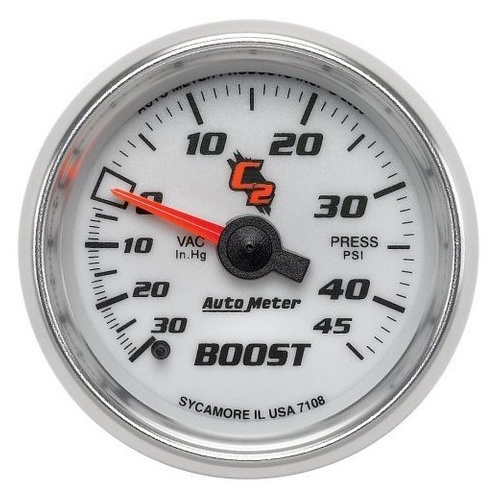 Auto Meter C2 Series Boost/Vacuum Gauge AU7108