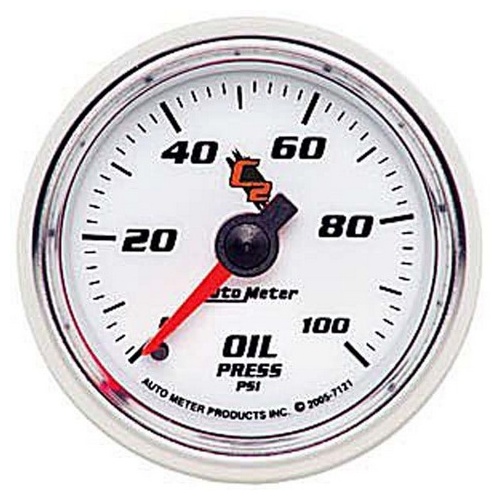 Auto Meter C2 Series Oil Pressure Gauge AU7121