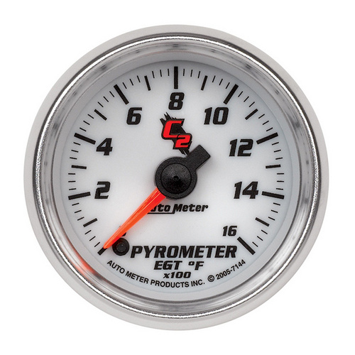 Auto Meter C2 Series Pyrometer Gauge AU7144