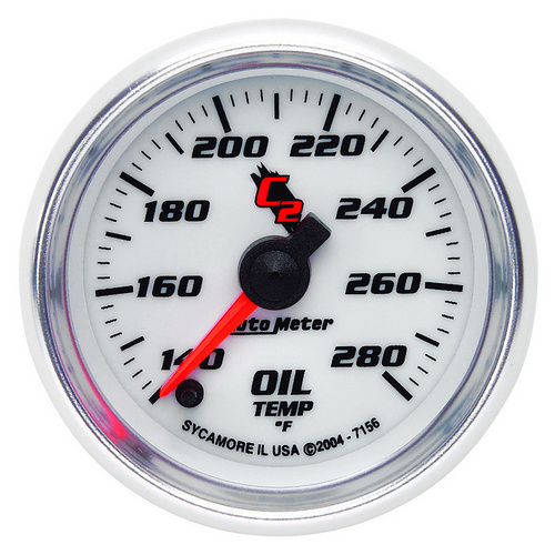 Auto Meter C2 Series Oil Temperature Gauge AU7156