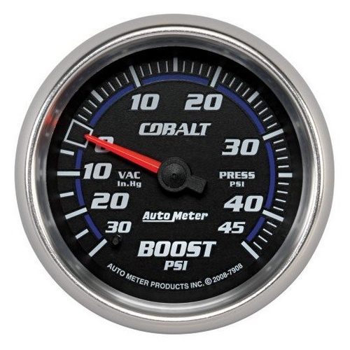 Auto Meter Cobalt Series Boost/Vacuum Gauge AU7908