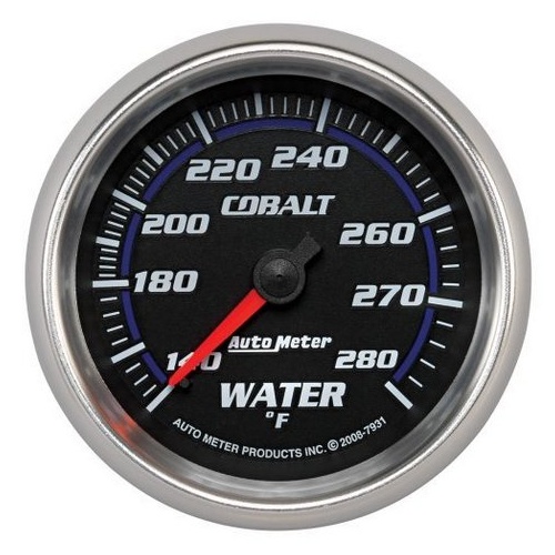 Auto Meter Cobalt Series Water Temperature Gauge AU7931