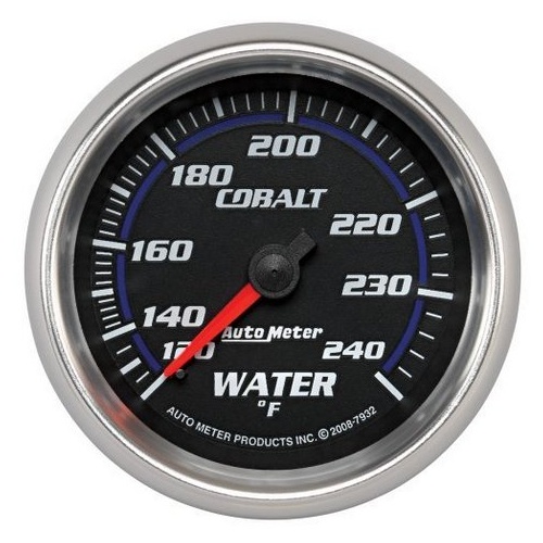 Auto Meter Cobalt Series Water Temperature Gauge AU7932
