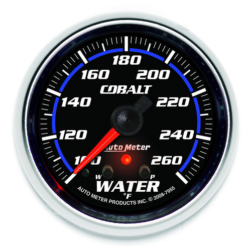 Auto Meter Cobalt Series Water Temperature Gauge AU7955