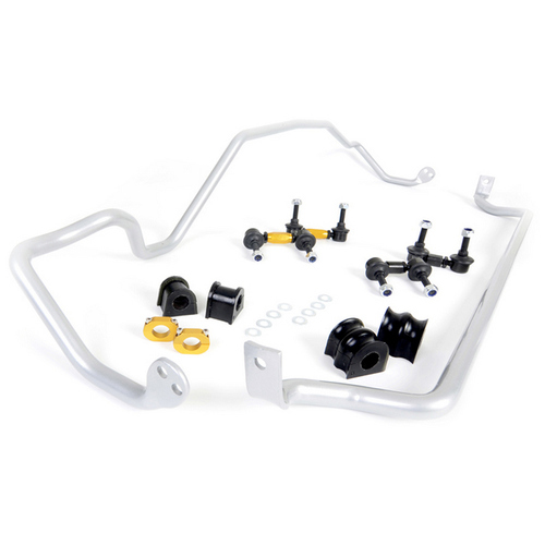 WHITELINE BSK013 Front and Rear Sway Bar Vehicle Kit; Fits Subaru Legacy 00-04