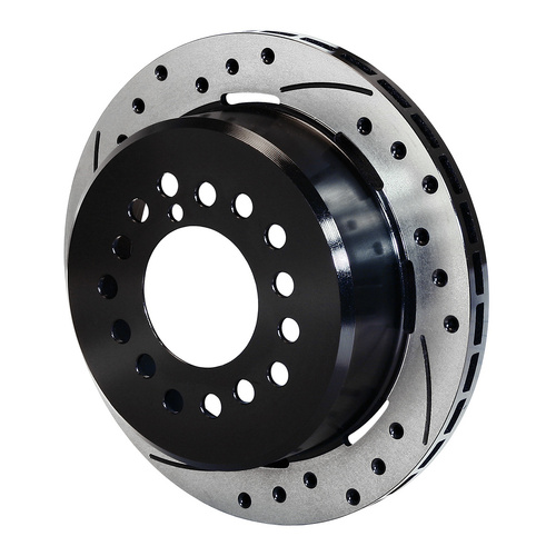 Wilwood SRP Drilled Performance Rotor & Hat Right 160-9812-BK