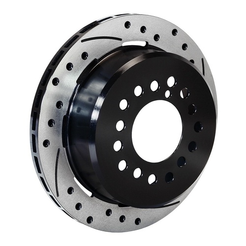 Wilwood SRP Drilled Performance Rotor & Hat Left 160-9815-BK