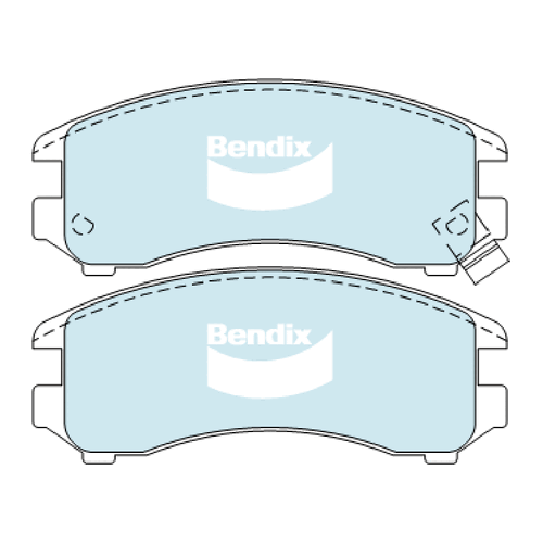 Front Brake Pads (Akebono Caliper) (DB1117GCT)