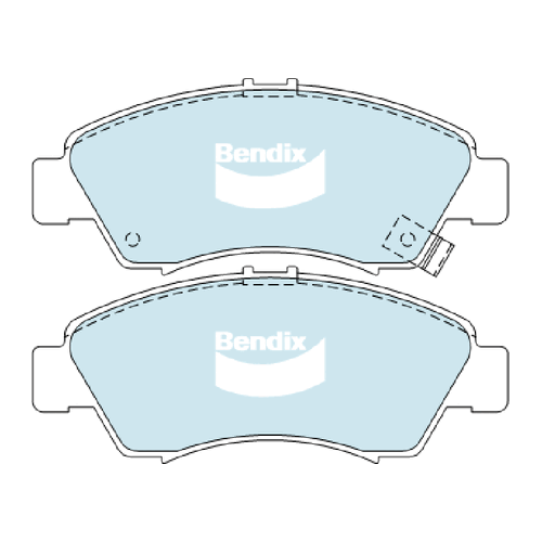 Front Brake Pads - W/O ABS (Refer Image) (DB1262GCT)