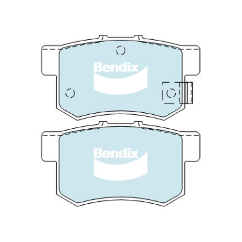 Rear Brake Pads (DB1265GCT)