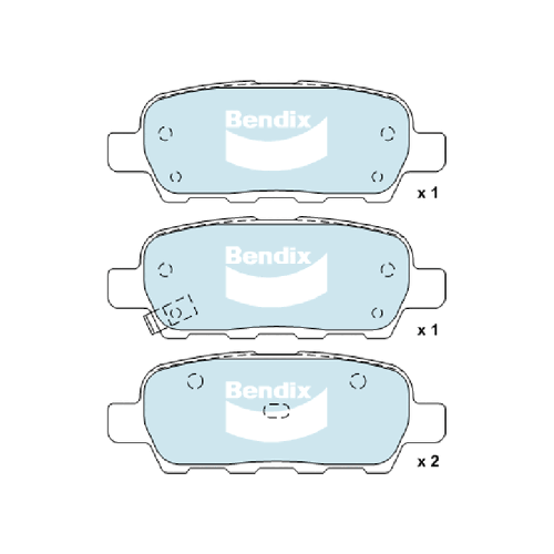Bendix Rear Brake Pads (DB1509GCT)