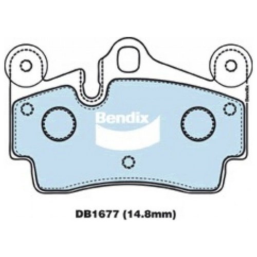 Bendix Euro Rear Brake Pads (DB1677EURO+)
