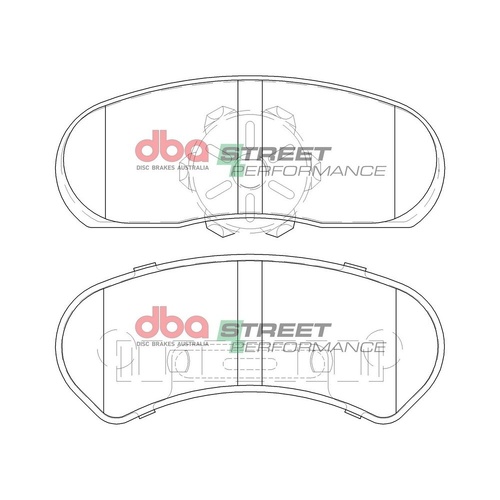 DBA DB1045SP Street Performance Brake Pad Set Front