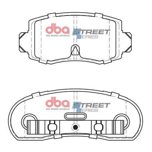 DBA DB1078SS Street Series Brake Pad Set Rear