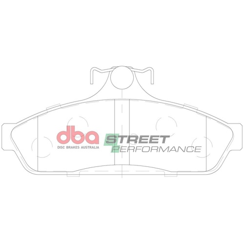 DBA DB1085SP Street Performance Brake Pad Set Front
