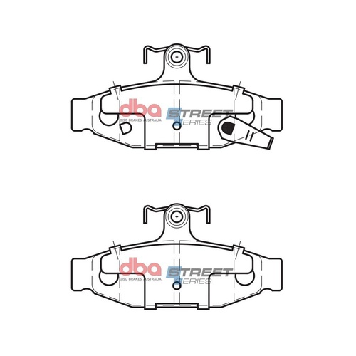 DBA DB1106SS Street Series Brake Pad Set Rear