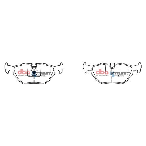 DBA DB1132SS Street Series Brake Pad Set Rear