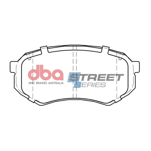DBA DB1141SS Street Series Brake Pad Set Front