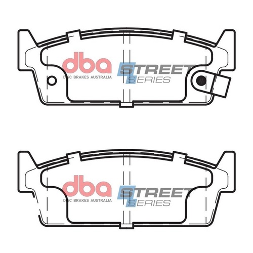 DBA DB1144SS Street Series Brake Pad Set Rear