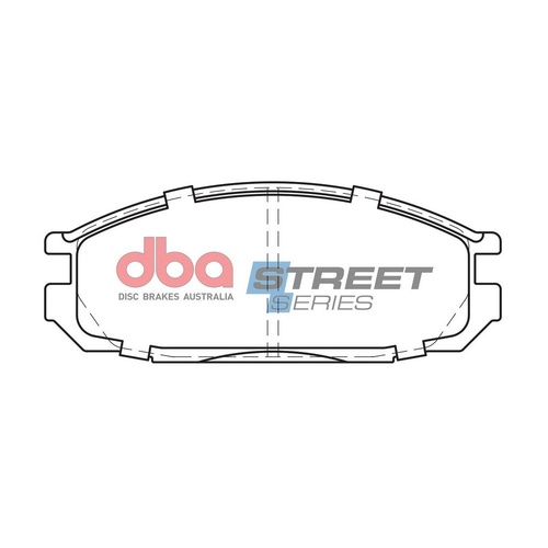 DBA DB1146SS Street Series Brake Pad Set Rear