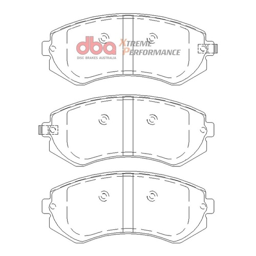DBA DB1148XP Xtreme Performance Brake Pad Set Rear