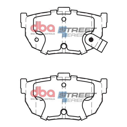 DBA DB1166SS Street Series Brake Pad Set Rear