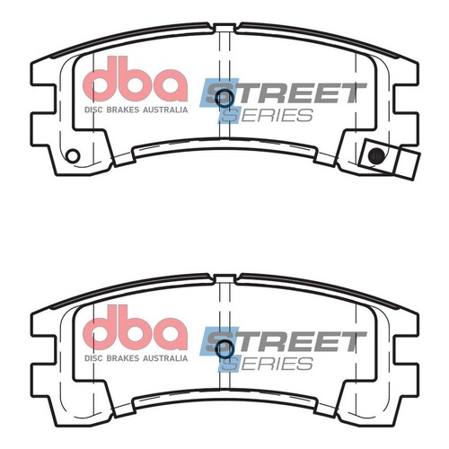 DBA DB1175SS Street Series Brake Pad Set Rear