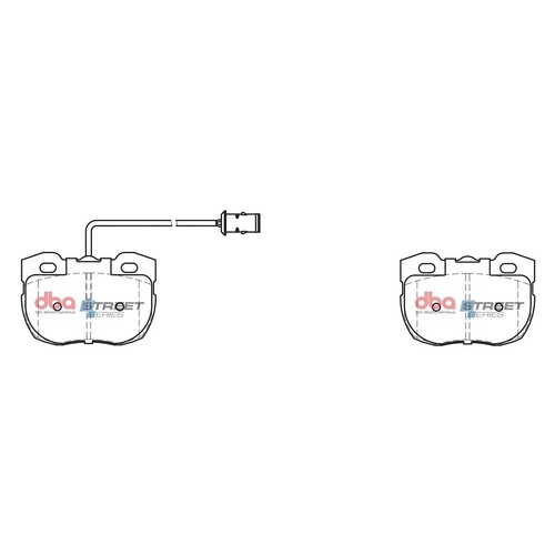 DBA DB1176SS Street Series Brake Pad Set Front