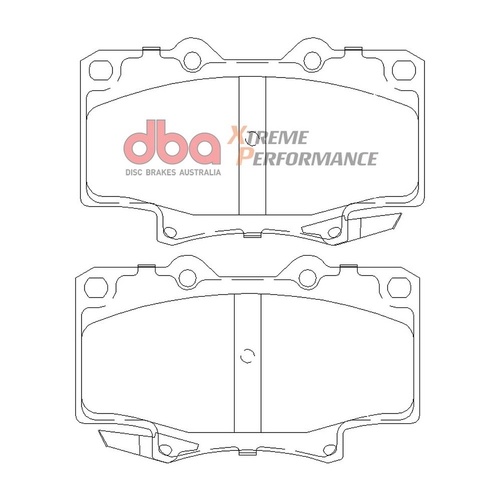 DBA DB1199XP Xtreme Performance Brake Pad Set Front