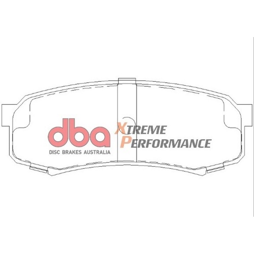 DBA DB1200XP Xtreme Performance Brake Pad Set Rear
