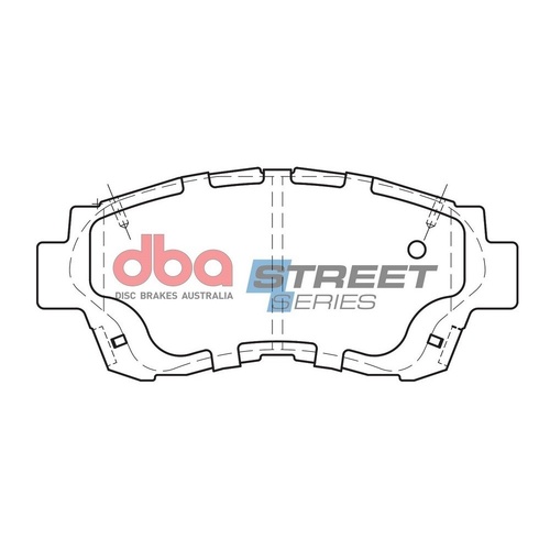 DBA DB1209SS Street Series Brake Pad Set Front