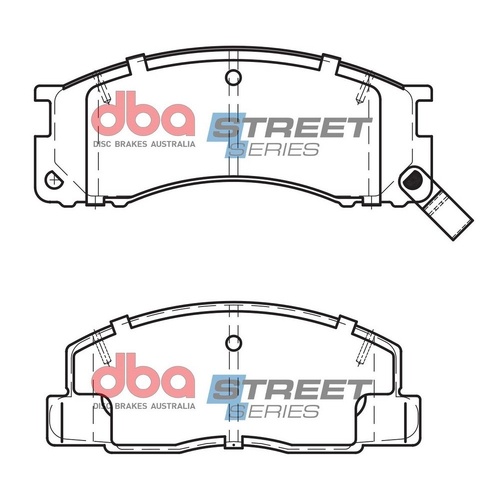 DBA DB1215SS Street Series Brake Pad Set Front