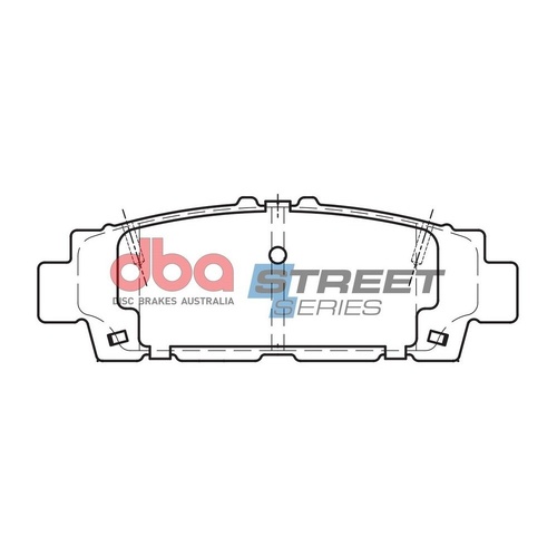 DBA DB1234SS Street Series Brake Pad Set Rear