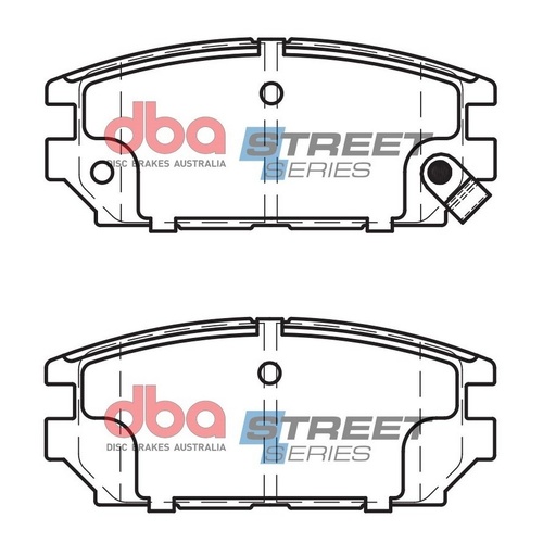 DBA DB1238SS Street Series Brake Pad Set Rear