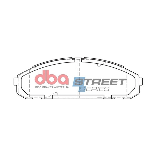 DBA DB1257SS Street Series Brake Pad Set Front