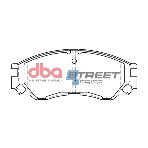 DBA DB1297SS Street Series Brake Pad Set Front