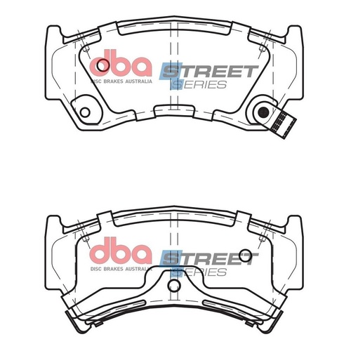 DBA DB1302SS Street Series Brake Pad Set Front