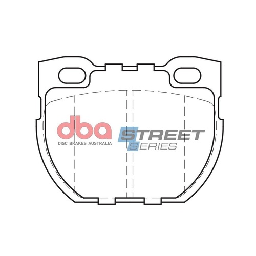DBA DB1306SS Street Series Brake Pad Set Rear