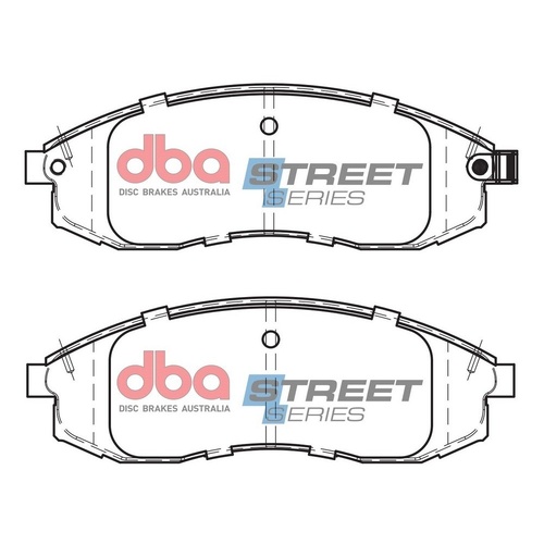 DBA DB1308SS Street Series Brake Pad Set Front