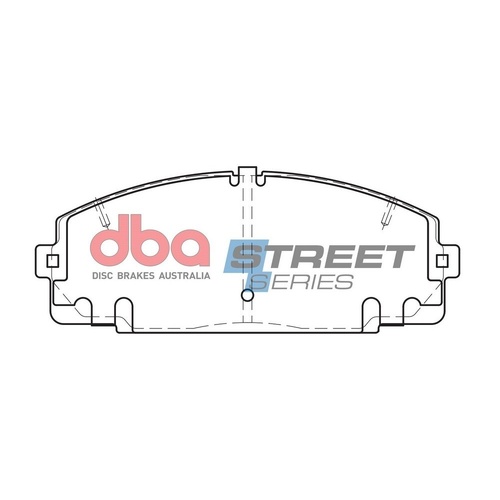 DBA DB1328SS Street Series Brake Pad Set Front