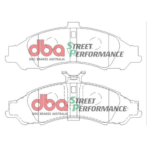 DBA DB1331SP Street Performance Brake Pad Set Front