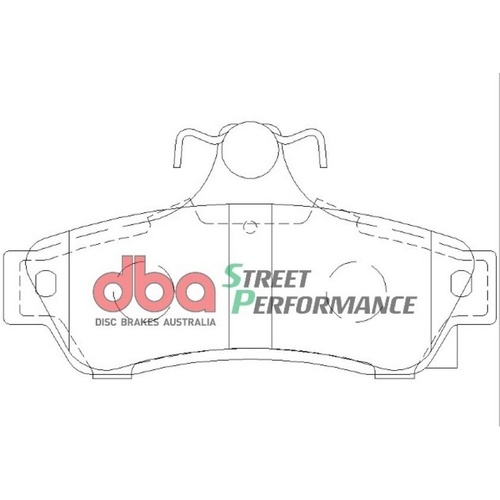 DBA DB1332SP Street Performance Brake Pad Set Rear