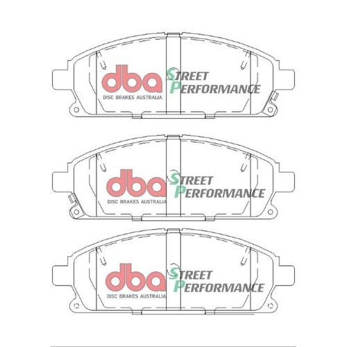 DBA DB1333SP Street Performance Brake Pad Set Front