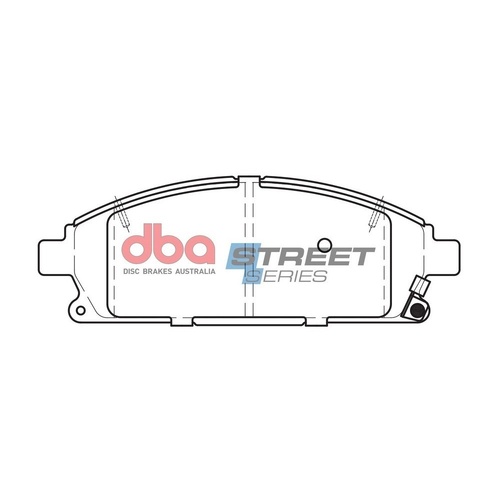 DBA DB1333SS Street Series Brake Pad Set Front